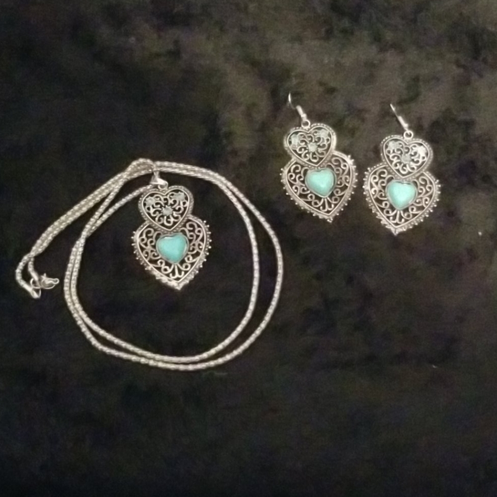 Turquoise jewelry set